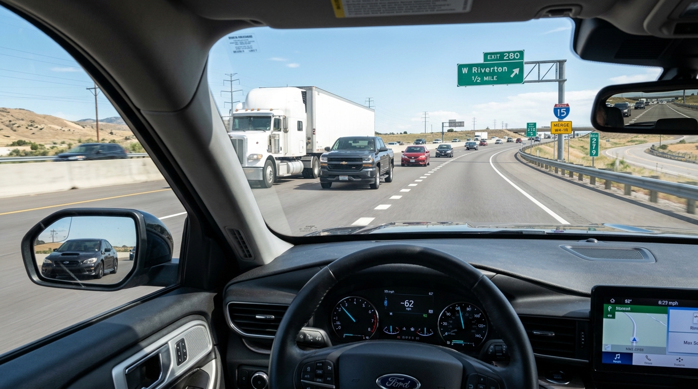 High-Speed Freeway Lane Change & SMOG