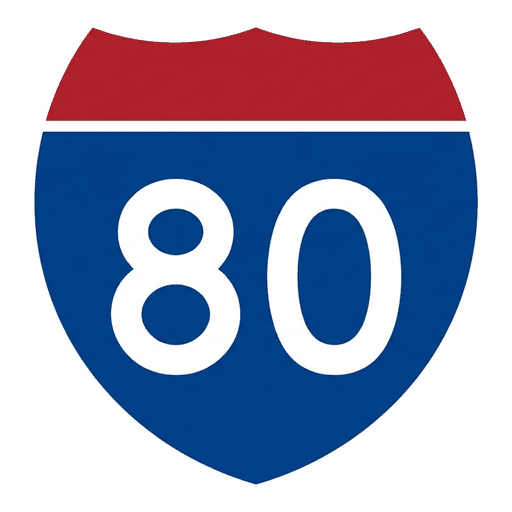 Interstate Route Marker road sign (MUTCD-I-1)