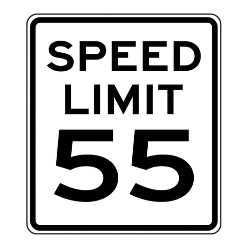 Speed Limit road sign (MUTCD-R2-1)