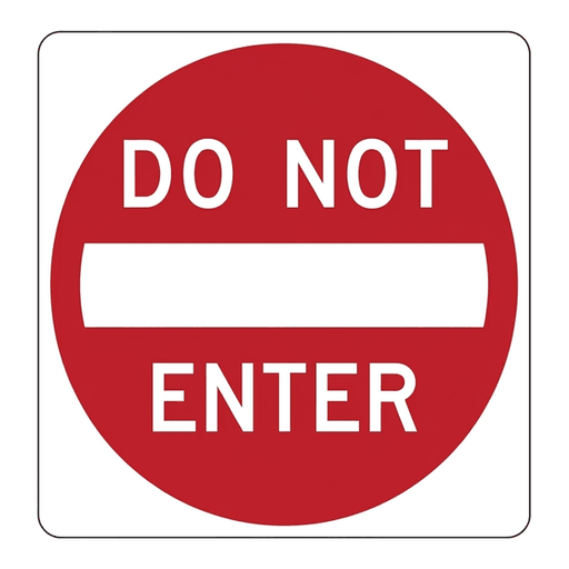 Do Not Enter road sign (MUTCD-R5-1)